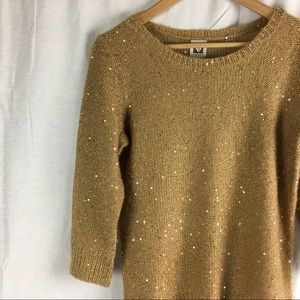 Anne Klein gold sweater